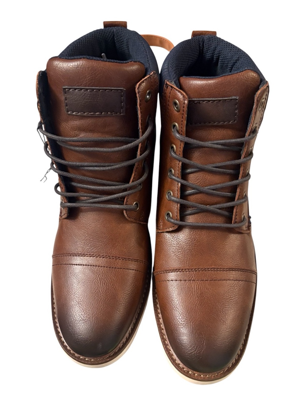 Sonoma Men's Chestnut Brown Lace-Up Casual Boots